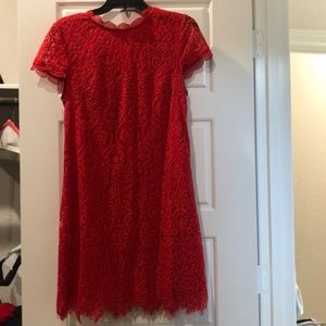 Red Lace Dress... cute and comfortable!
